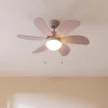 Imagen 2 Ventilador de techo de 92 cm con luz y motor de 50 W. Integra 6 aspas reversibles aerodinámicas, sistema de inversión de giro y 3 velocidades de aire.