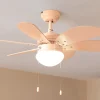 Imagen 5 Ventilador de techo de 36” con luz y 50 W. Sistema EnergySilence, función invierno-verano y 6 aspas reversibles para un flujo de aire constante y silencioso.
