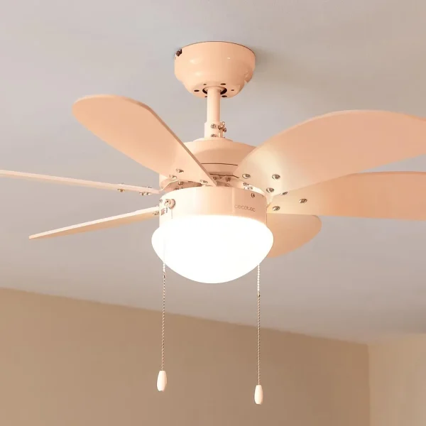 Imagen 5 Ventilador de techo de 36” con luz y 50 W. Sistema EnergySilence, función invierno-verano y 6 aspas reversibles para un flujo de aire constante y silencioso.