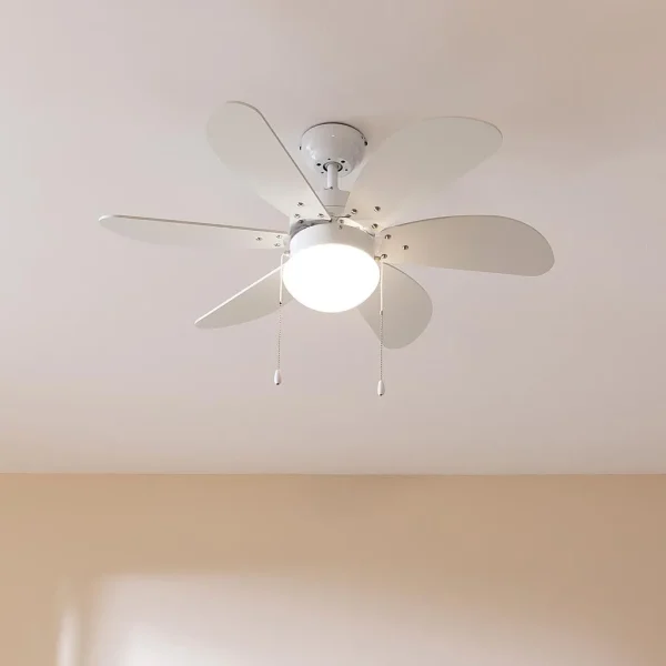 Imagen 2 Ventilador de techo EnergySilence Aero 3600 Vision Full White de 92 cm y 50 W. Incluye luz, 6 aspas reversibles, 3 velocidades y función verano/invierno.