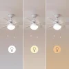 Imagen 7 Ventilador de techo EnergySilence Aero 3600 Vision Full White de 92 cm y 50 W. Incluye luz, 6 aspas reversibles, 3 velocidades y función verano/invierno.