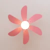 Imagen 4 Ventilador de techo rosa de 36” con luz y 50 W. Tecnología EnergySilence, 6 aspas reversibles y función verano-invierno para un ambiente confortable.