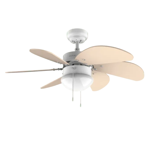 Ventilador de techo EnergySilence Aero 3600 Vision Full Yellow con luz y aspas reversibles de colores