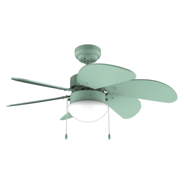 Ventilador de techo EnergySilence Aero 3600 Vision Full Green con aspas reversibles y luz