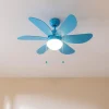 Imagen 2 Ventilador de techo EnergySilence Aero 3600 Vision Full Blue de 36" y 50 W. Incluye lámpara, 6 aspas reversibles, 3 velocidades y función verano-invierno.