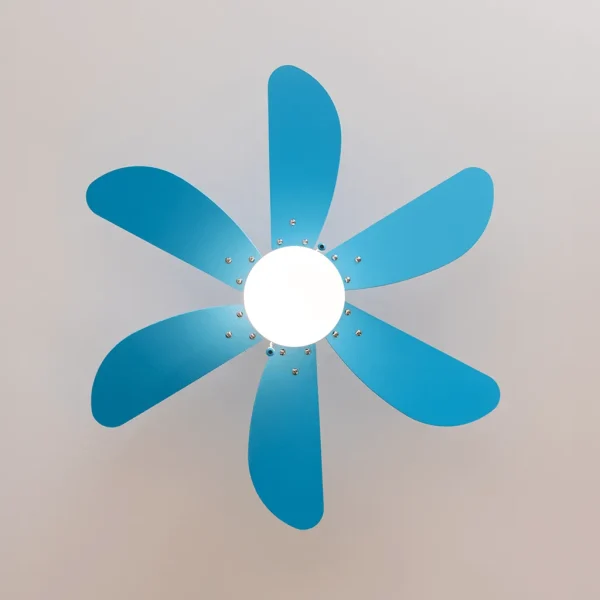 Imagen 4 Ventilador de techo EnergySilence Aero 3600 Vision Full Blue de 36" y 50 W. Incluye lámpara, 6 aspas reversibles, 3 velocidades y función verano-invierno.