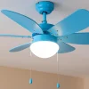 Imagen 5 Ventilador de techo EnergySilence Aero 3600 Vision Full Blue de 36" y 50 W. Incluye lámpara, 6 aspas reversibles, 3 velocidades y función verano-invierno.