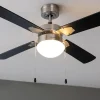 Imagen 4 Ventilador de techo EnergySilence Aero 450 IronBlack de 42” y 50 W. Integra luz, 4 aspas aerodinámicas, 3 velocidades y sistema de inversión de giro.