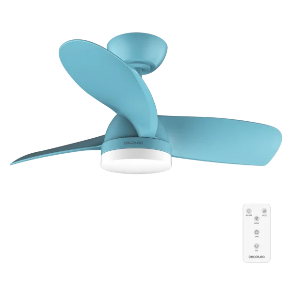 Ventilador de techo Cecotec EnergySilence Aero 3050 Sky con luz LED y motor DC vista frontal