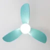 Imagen 5 Ventilador de techo de 36 pulgadas con motor DC de 35 W, luz LED y mando a distancia. Ofrece 6 velocidades, temporizador y un funcionamiento silencioso.