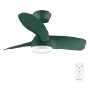 Ventilador de techo EnergySilence Aero 3050 Mint con motor DC y luz LED vista frontal