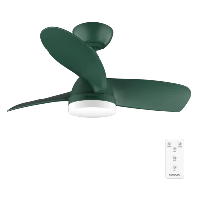 Ventilador de techo EnergySilence Aero 3050 Mint con motor DC y luz LED vista frontal