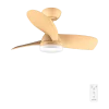 Ventilador de techo EnergySilence Aero 3050 Orange con aspas naranjas y luz LED