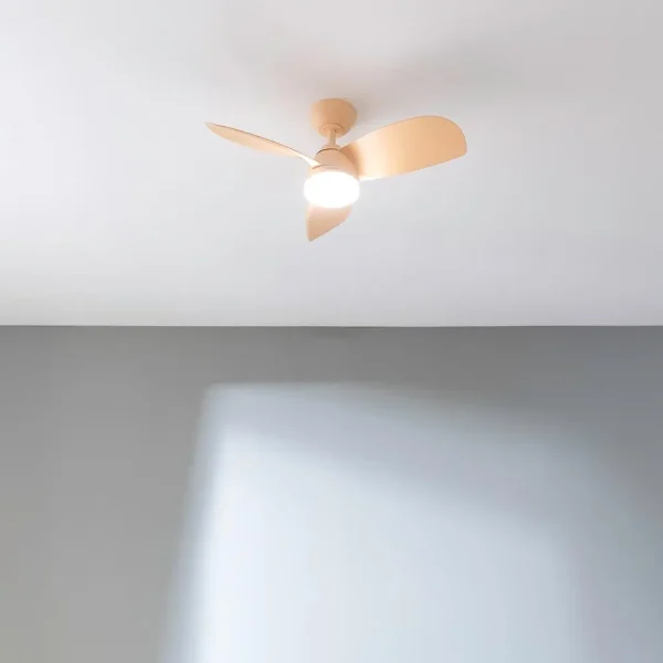 Imagen 3 Ventilador de techo EnergySilence Aero 3050 Orange de 36” con motor DC, luz LED, mando a distancia, 6 velocidades y función verano/invierno.