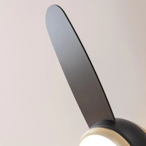 Imagen 7 Ventilador de techo de 42" con luz LED y motor de cobre de 65 W. Diseño reversible GoldBlack, 3 velocidades, temporizador y mando a distancia para máximo confort.