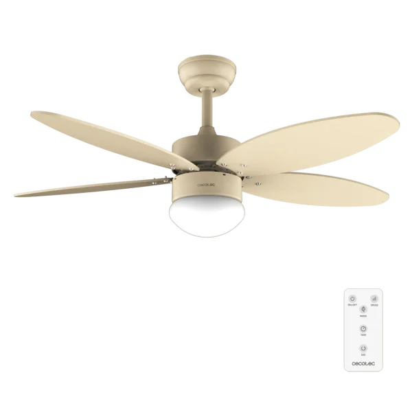 Ventilador de techo Cecotec EnergySilence Aero 4260 Full SunLight con luz LED y aspas reversibles