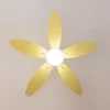 Imagen 5 Ventilador de techo silencioso de 42 pulgadas con motor DC de 40 W y luz LED. Incluye 5 aspas reversibles, mando a distancia y temporizador programable.