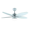 Imagen 2 Ventilador de techo 42” con motor DC, luz LED y mando a distancia. Silencioso, 6 velocidades, temporizador y aspas reversibles con función verano/invierno.