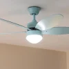 Imagen 6 Ventilador de techo 42” con motor DC, luz LED y mando a distancia. Silencioso, 6 velocidades, temporizador y aspas reversibles con función verano/invierno.