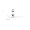 Imagen 2 Ventilador de techo EnergySilence Aero 560 IronWhite de 52” con luz LED 18W. Motor de 62W, 3 aspas, mando a distancia y función verano/invierno.