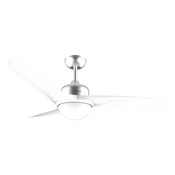 Imagen 2 Ventilador de techo EnergySilence Aero 560 IronWhite de 52” con luz LED 18W. Motor de 62W, 3 aspas, mando a distancia y función verano/invierno.