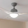 Imagen 6 Ventilador de techo EnergySilence Aero 560 IronWhite de 52” con luz LED 18W. Motor de 62W, 3 aspas, mando a distancia y función verano/invierno.