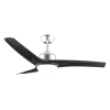 Imagen 2 Ventilador de techo de 52” con luz LED 18W y motor de 62W. Incluye 3 aspas, mando a distancia, temporizador y función verano/invierno para máximo confort.
