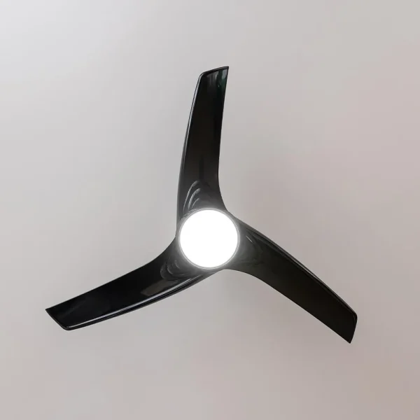 Imagen 5 Ventilador de techo de 52” con luz LED 18W y motor de 62W. Incluye 3 aspas, mando a distancia, temporizador y función verano/invierno para máximo confort.