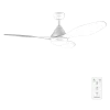 Ventilador de techo Cecotec EnergySilence Aero 5200 White con luz y aspas blancas