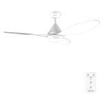 Ventilador de techo Cecotec EnergySilence Aero 5200 White con luz y aspas blancas