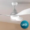 Imagen 5 Ventilador de techo EnergySilence Aero 5200 White de 48” con luz, 60 W de potencia y 4 aspas reversibles. Incluye mando a distancia y función invierno-verano.