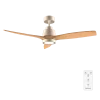 Ventilador de techo EnergySilence Aero 5295 GoldWhite con luz LED y motor DC