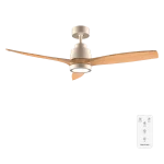 Ventilador de techo EnergySilence Aero 5295 GoldWhite con luz LED y motor DC