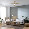 Imagen 4 Ventilador de techo EnergySilence Aero 5295 GoldWhite con motor DC de 35 W. 132 cm, luz LED, mando a distancia, temporizador y función verano/invierno.
