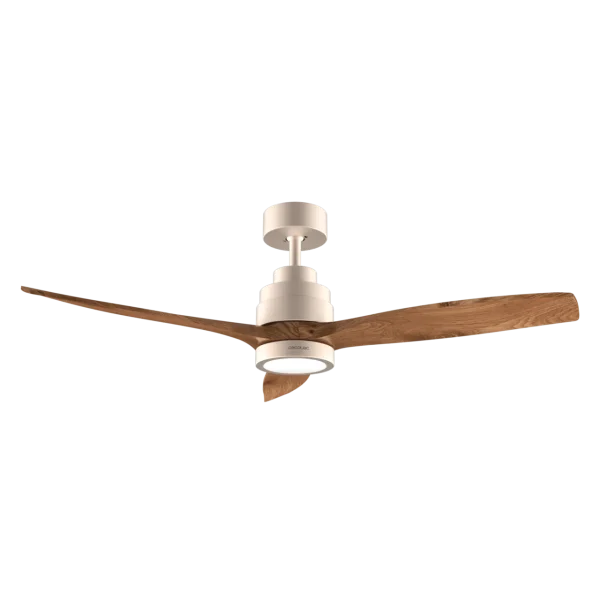 Imagen 2 Ventilador de techo EnergySilence Aero 5295 GoldBlack de 52” con motor DC de 35 W. Luz LED, 6 velocidades, temporizador y función verano/invierno.