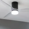 Imagen 6 Ventilador de techo IP44 EnergySilence Aero 5285 con WiFi y aspas BlackTransparent. Motor DC 40W, 132 cm, 6 velocidades y función verano-invierno.