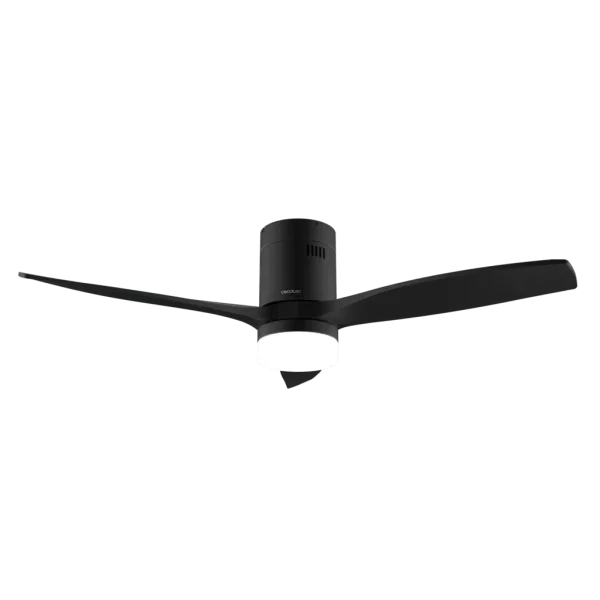 Imagen 2 Ventilador de techo IP44 de 52" con motor DC de 40 W. Incluye luz LED, control por WiFi, 6 velocidades y función verano-invierno. Ideal para exteriores.