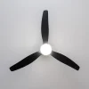 Imagen 5 Ventilador de techo IP44 con WiFi y luz LED. Motor DC 40 W, 132 cm, 6 velocidades, función verano-invierno y mando a distancia. Ideal para exteriores.