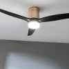 Imagen 6 Ventilador de techo IP44 con WiFi y luz LED. Motor DC 40 W, 132 cm, 6 velocidades, función verano-invierno y mando a distancia. Ideal para exteriores.