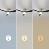 Imagen 8 Ventilador de techo IP44 con WiFi y luz LED. Motor DC 40 W, 132 cm, 6 velocidades, función verano-invierno y mando a distancia. Ideal para exteriores.