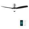 Ventilador de techo negro EnergySilence Aero 5600 Aqua IronBlack Connected con luz y aspas aerodinámicas