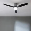 Imagen 3 Ventilador de techo 52" con WiFi, luz LED y protección IP44. Motor DC 40W, 6 velocidades, temporizador y función verano-invierno. Apto para exterior e interior.