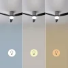 Imagen 8 Ventilador de techo 52" con WiFi, luz LED y protección IP44. Motor DC 40W, 6 velocidades, temporizador y función verano-invierno. Apto para exterior e interior.