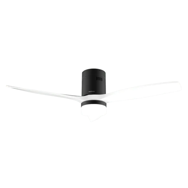 Imagen 2 Ventilador de techo IP44 EnergySilence Aero 5600 Aqua Connected. Motor DC 40W, WiFi, luz LED, 6 velocidades y función verano/invierno para exterior.