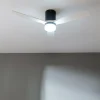 Imagen 3 Ventilador de techo IP44 EnergySilence Aero 5600 Aqua Connected. Motor DC 40W, WiFi, luz LED, 6 velocidades y función verano/invierno para exterior.