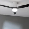 Imagen 6 Ventilador de techo WiFi de 52" con motor DC 40W, luz LED y protección IP44. Incluye mando a distancia, 6 velocidades y función verano-invierno.