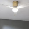 Imagen 6 Ventilador de techo WiFi con protección IP44 para exterior. Motor DC de 40 W, 52 pulgadas, luz LED integrada y sistema de inversión de giro verano-invierno.