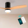 Imagen 6 Ventilador de techo con WiFi, luz LED y protección IP44. Motor DC de 40 W, 52 pulgadas, 3 aspas y función verano/invierno. Control remoto y app móvil.