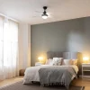 Imagen 4 Ventilador de techo de 42 pulgadas con motor de 53 W y luz LED integrada. Incluye mando a distancia, temporizador y 5 aspas reversibles para máximo confort.