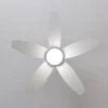 Imagen 5 Ventilador de techo de 42 pulgadas con motor de 53 W y luz LED integrada. Incluye mando a distancia, temporizador y 5 aspas reversibles para máximo confort.